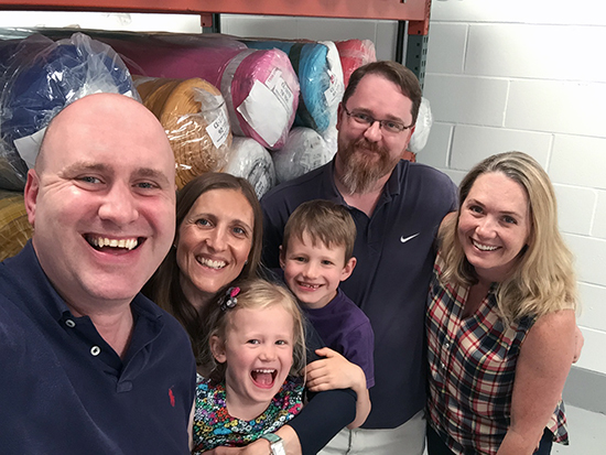 The Creasey Family & Heather at Girl Charlee UK Headquarters The Creasey Family & Heather at Girl Charlee UK Headquarters